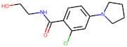 2-Chloro-N-(2-hydroxyethyl)-4-pyrrolidin-1-ylbenzamide