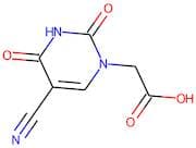 (5-Cyano-3,4-dihydro-2,4-dioxopyrimidin-1(2H)-yl)acetic acid