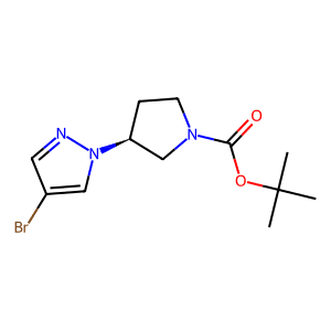Tert-butyl (S)-3-(4-bromo-1H-pyrazol-1-yl)pyrrolidine-1-carboxylate