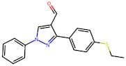 3-(4-(Ethylthio)phenyl)-1-phenyl-1H-pyrazole-4-carbaldehyde