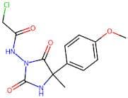 2-Chloro-n-[4-(4-methoxyphenyl)-4-methyl-2,5-dioxoimidazolidin-1-yl]acetamide
