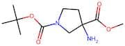 1-tert-Butyl 3-methyl 3-aminopyrrolidine-1,3-dicarboxylate
