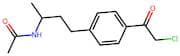 n-{4-[4-(2-chloroacetyl)phenyl]butan-2-yl}acetamide