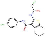 2-(2-Chloroacetamido)-N-(4-chlorophenyl)-4,5,6,7-tetrahydro-1-benzothiophene-3-carboxamide