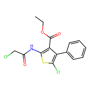 Ethyl 5-chloro-2-(2-chloroacetamido)-4-phenylthiophene-3-carboxylate