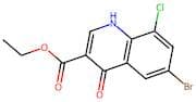 Ethyl6-bromo-8-chloro-4-oxo-1,4-dihydroquinoline-3-carboxylate