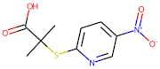 2-Methyl-2-[(5-nitropyridin-2-yl)thio]propanoic acid