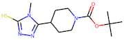 4-[4-Methyl-5-thio-4H-1,2,4-triazol-3-yl]piperidine, N-BOC protected