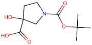 1-[(tert-butoxy)carbonyl]-3-hydroxypyrrolidine-3-carboxylic acid