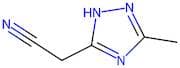 2-(3-methyl-1H-1,2,4-triazol-5-yl)acetonitrile