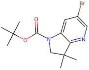 tert-Butyl 6-bromo-3,3-dimethyl-2,3-dihydro-1H-pyrrolo[3,2-b]pyridine-1-carboxylate