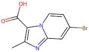 7-Bromo-2-methylimidazo[1,2-a]-pyridine-3-carboxylic acid