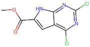 Methyl 2,4-dichloro-7H-pyrrolo[2,3-d]pyrimidine-6-carboxylate