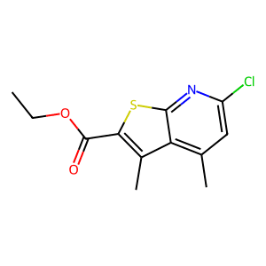 Ethyl 6-chloro-3,4-dimethylthieno[2,3-b]pyridine-2-carboxylate