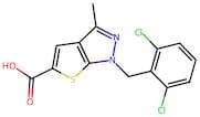 1-[(2,6-dichlorophenyl)methyl]-3-methyl-1h-thieno[2,3-c]pyrazole-5-carboxylic acid