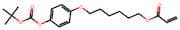 6-(4-((tert-Butoxycarbonyl)oxy)phenoxy)hexyl acrylate
