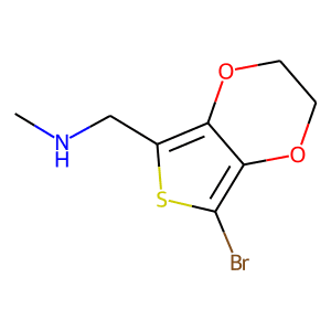 N-Methyl-5-(aminomethyl)-7-bromo-2,3-dihydrothieno[3,4-b][1,4]dioxine