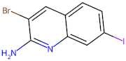 3-Bromo-7-iodoquinolin-2-amine