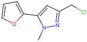 3-(Chloromethyl)-5-fur-2-yl-1-methyl-1H-pyrazole 95%