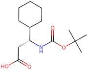 (R)-3-((tert-Butoxycarbonyl)amino)-3-cyclohexylpropanoic acid