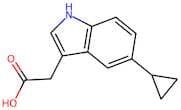 2-(5-Cyclopropyl-1H-indol-3-yl)acetic acid