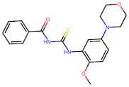 N-(2-methoxy-5-morpholinophenylcarbamothioyl)benzamide
