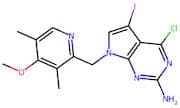 4-Chloro-5-iodo-7-((4-methoxy-3,5-dimethylpyridin-2-yl)methyl)-7H-pyrrolo[2,3-d]pyrimidin-2-amine