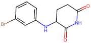 3-((3-Bromophenyl)amino)piperidine-2,6-dione
