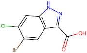 5-Bromo-6-chloro-1H-indazole-3-carboxylic acid