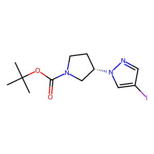 1,1-Dimethylethyl (3S)-3-(4-iodo-1H-pyrazol-1-yl)-1-pyrrolidinecarboxylate