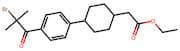 Ethyl 2-(4-(4-(2-bromo-2-methylpropanoyl)phenyl)cyclohexyl)acetate