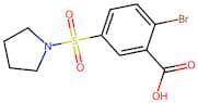 2-Bromo-5-(pyrrolidine-1-sulfonyl)benzoic acid