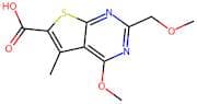 4-Methoxy-2-(methoxymethyl)-5-methylthieno[2,3-d]pyrimidine-6-carboxylic acid