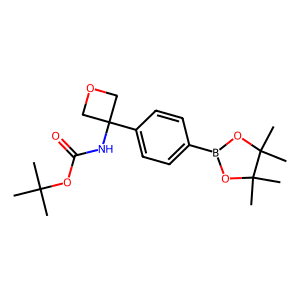 tert-Butyl (3-(4-(4,4,5,5-tetramethyl-1,3,2-dioxaborolan-2-yl)phenyl)oxetan-3-yl)carbamate