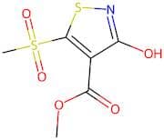 Methyl 3-hydroxy-5-(methylsulfonyl)isothiazole-4-carboxylate