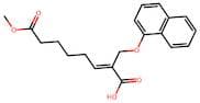 (E)-8-Methoxy-2-((naphthalen-1-yloxy)methyl)-8-oxooct-2-enoic acid