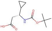 (R)-3-((tert-butoxycarbonyl)amino)-3-cyclopropylpropanoic acid