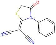 2-(4-Oxo-3-phenyl-2-thiazolidinylidene)propanedinitrile