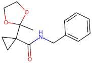 N-Benzyl-1-(2-methyl-1,3-dioxolan-2-yl)cyclopropane-1-carboxamide