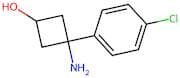 3-Amino-3-(4-chlorophenyl)cyclobutanol