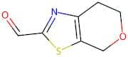 4h,6h,7h-Pyrano[4,3-d][1,3]thiazole-2-carbaldehyde