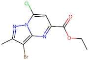 Ethyl 3-bromo-7-chloro-2-methylpyrazolo[1,5-a]pyrimidine-5-carboxylate