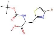 Methyl (S)-3-(4-bromothiazol-2-yl)-2-((tert-butoxycarbonyl)amino)propanoate