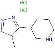 3-(4-Methyl-4H-1,2,4-triazol-3-yl)piperidine dihydrochloride