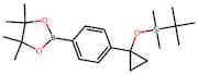 tert-Butyldimethyl(1-(4-(4,4,5,5-tetramethyl-1,3,2-dioxaborolan-2-yl)phenyl)cyclopropoxy)silane