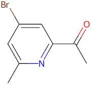 1-(4-Bromo-6-methylpyridin-2-yl)ethan-1-one