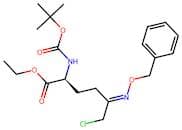 (S,E)-ethyl 5-((benzyloxy)imino)-2-((tert-butoxycarbonyl)amino)-6-chlorohexanoate