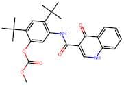 N-[5-(Methoxycarbonyloxy)-2,4-di(tert-butyl)phenyl]-4-oxo-1H-quinoline-3-carboxamide