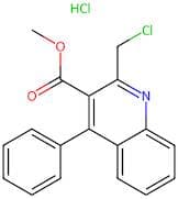 Methyl 2-(chloromethyl)-4-phenylquinoline-3-carboxylate hydrochloride