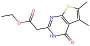 Ethyl 2-{5,6-dimethyl-4-oxo-3h,4h-thieno[2,3-d]pyrimidin-2-yl}acetate